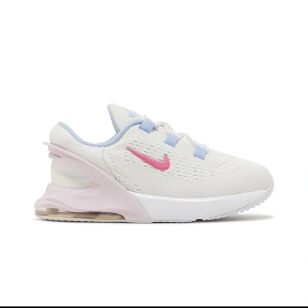 Nike Kids' White and Pink Sneakers